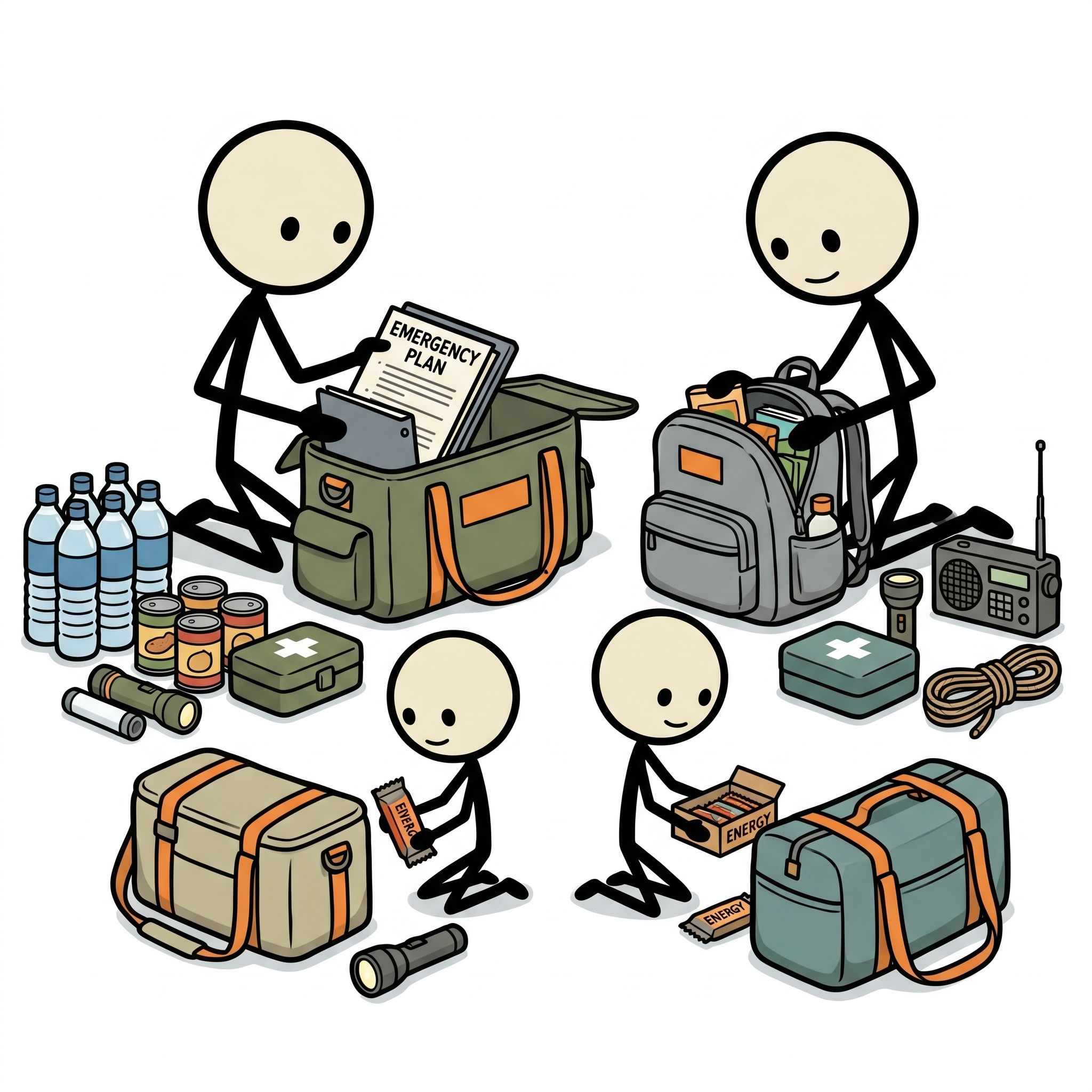 SC-style illustration for This post explores the physiological and psychological reasons why the human brain panics and fails during high-stress crises, offering actionable training strategies to bypass cognitive overload and make life-saving decisions.