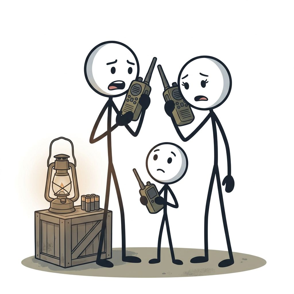 Emergency communication illustration