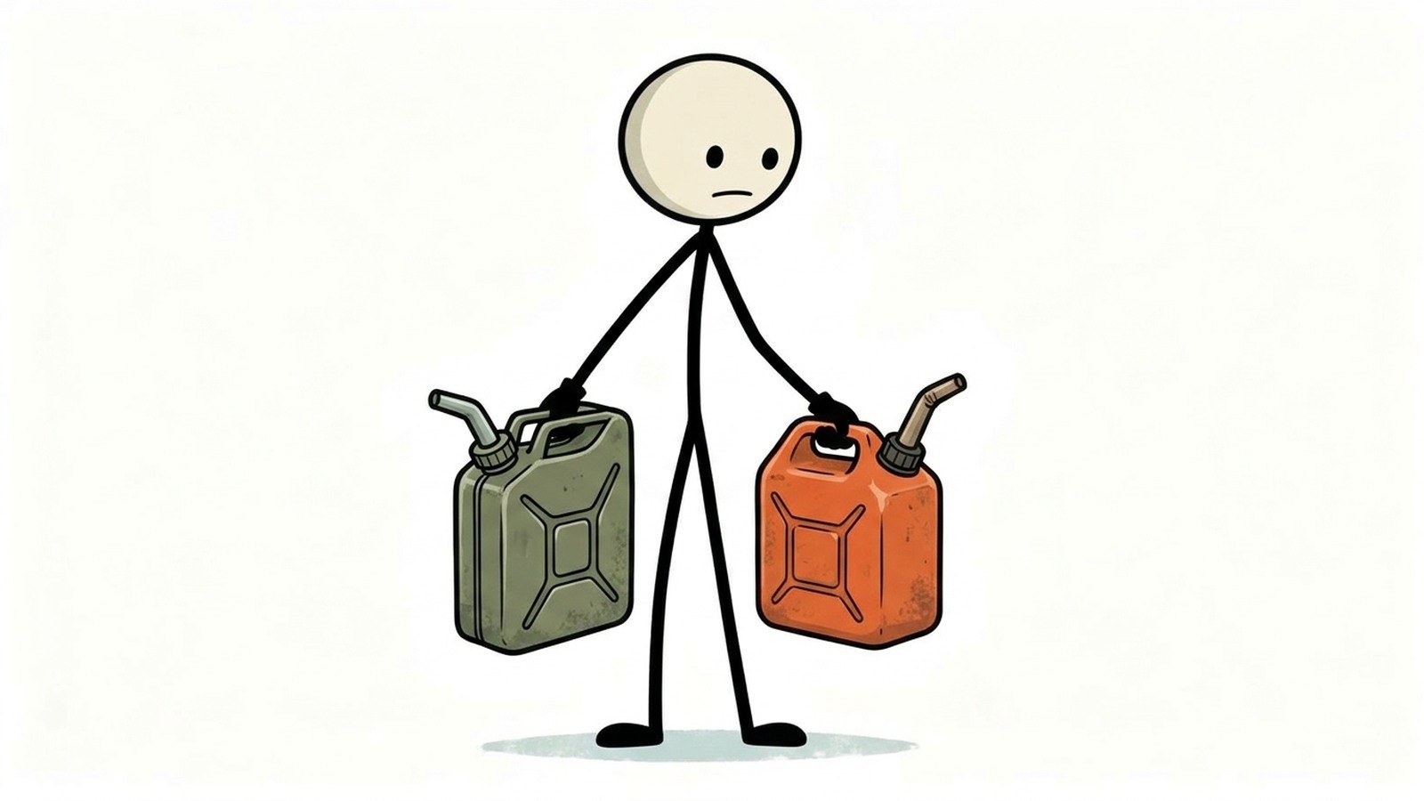 SC-Stil Illustration zur Erklärung von zugelassenen Behältern, gesetzlichen Grenzwerten, Belüftung, Stabilisator, Rotation und Brandschutz.