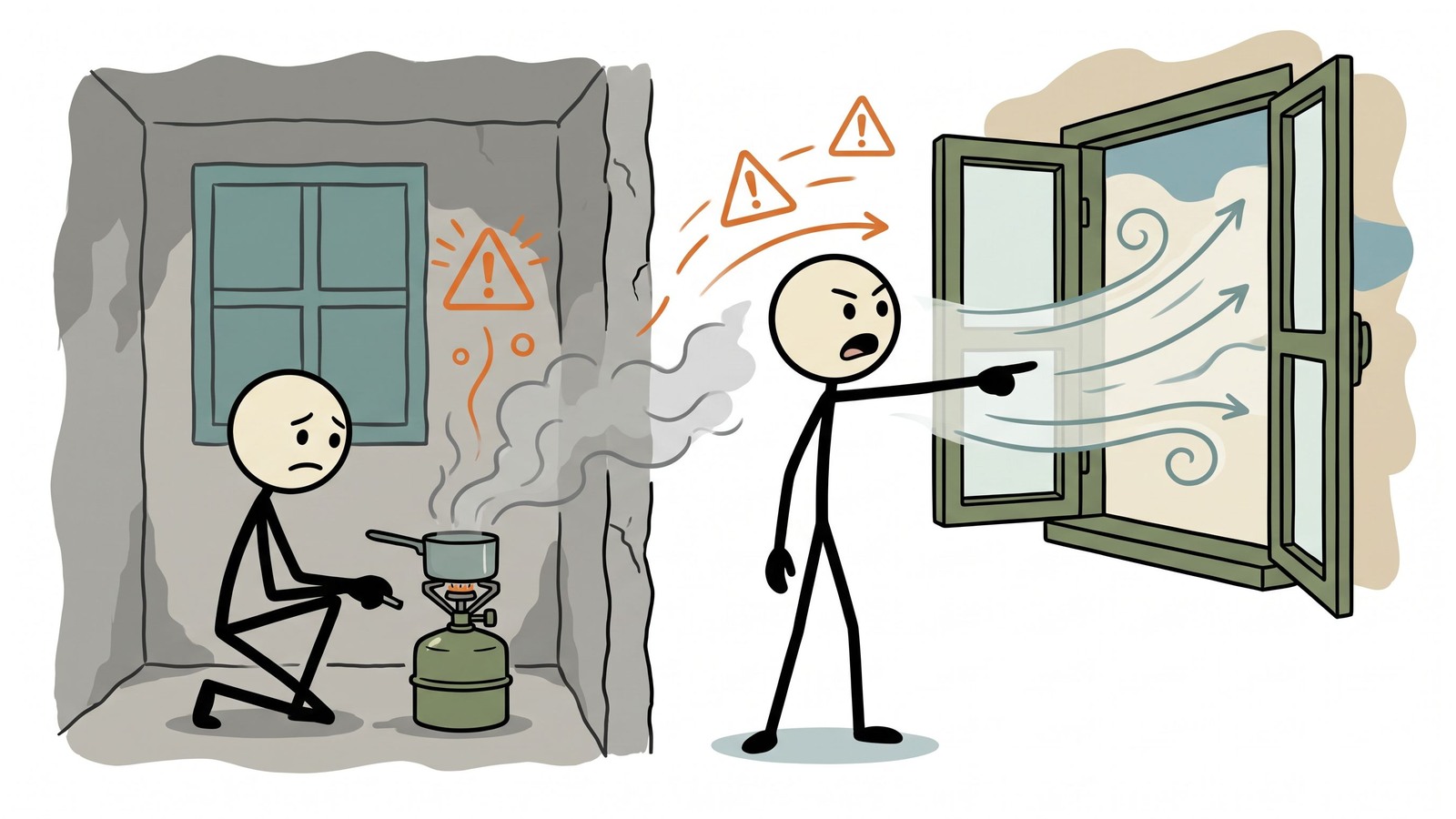 SC-style illustration for This post provides a comprehensive guide to eight reliable off-grid cooking methods, empowering readers to prepare hot meals safely during power outages or survival situations.
