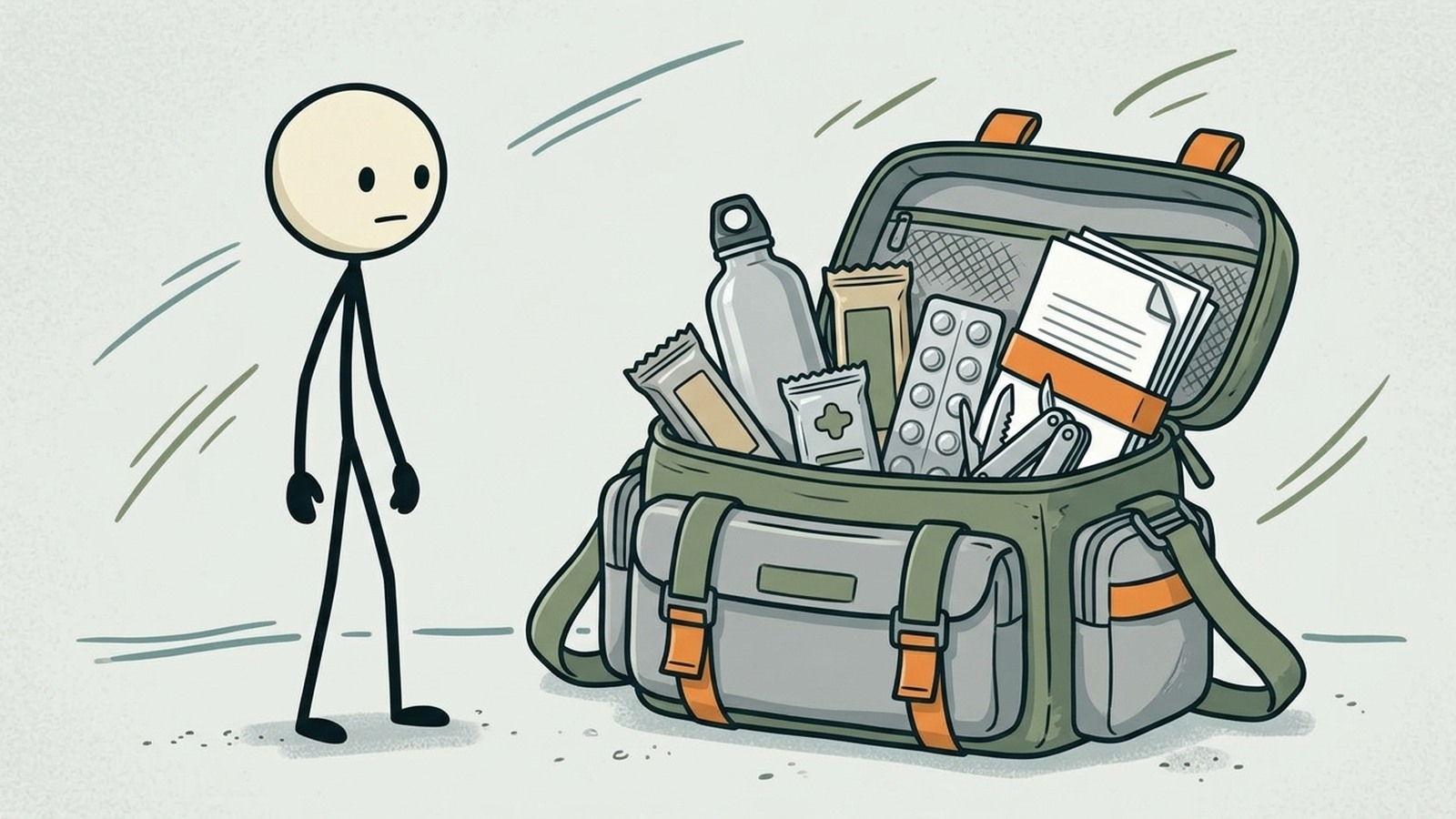 SC-style illustration for Emergency preparedness guide for pregnant women