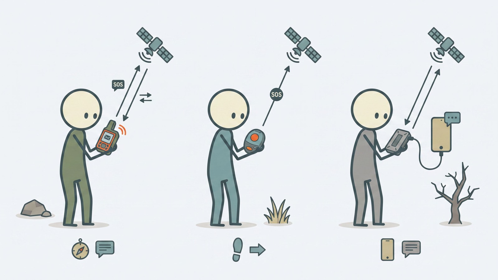 SC-style illustration for Head-to-head comparison of top satellite communicators for emergency preparedness