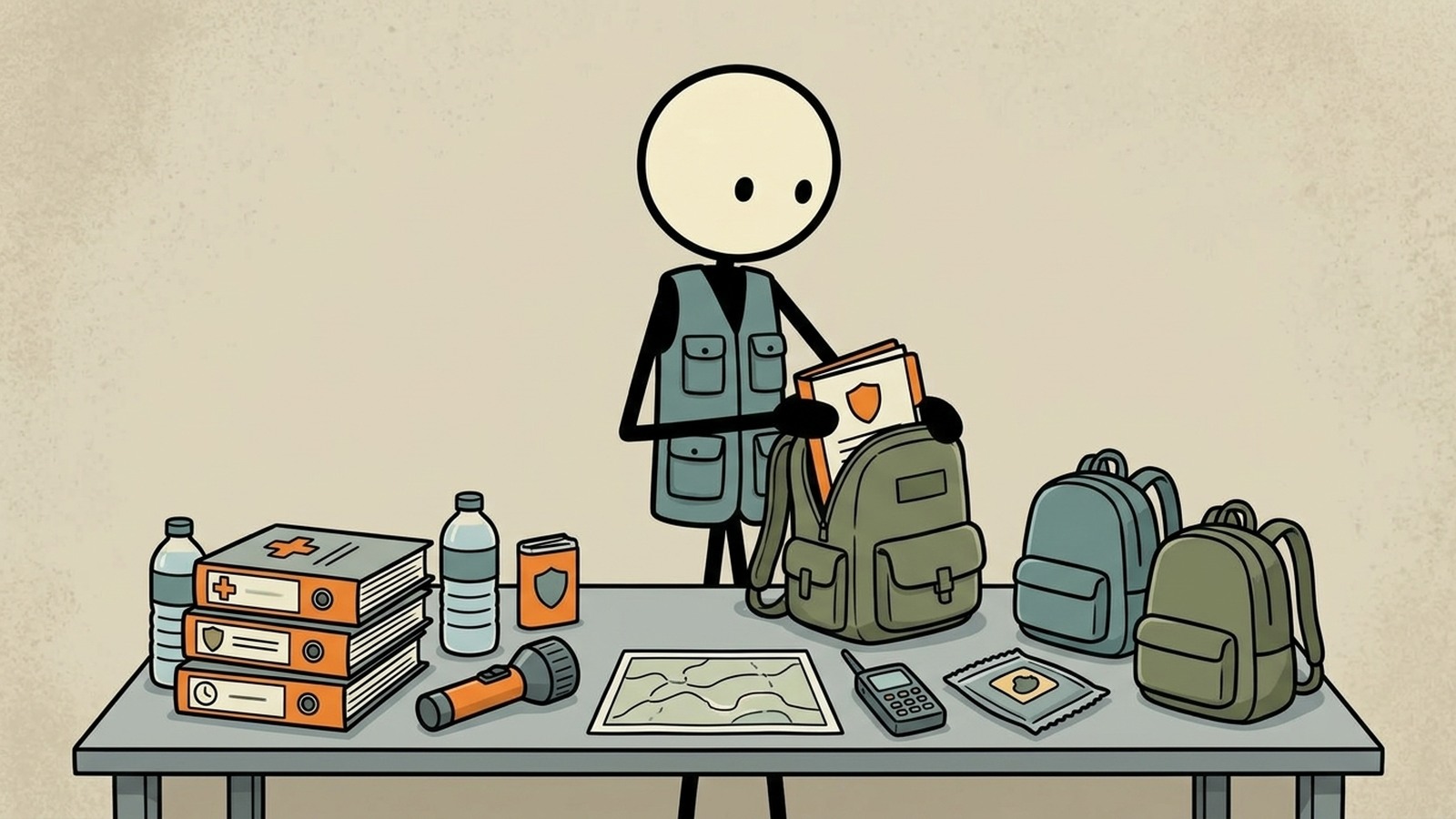 SC-style illustration for Addresses the specific challenges single parents face in emergency preparedness