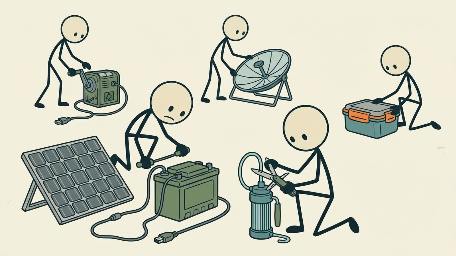 Ilustración estilo SC para Ciberataque a la Red Eléctrica: Cómo Prepararse para Escenarios Modernos de Caída de la Red