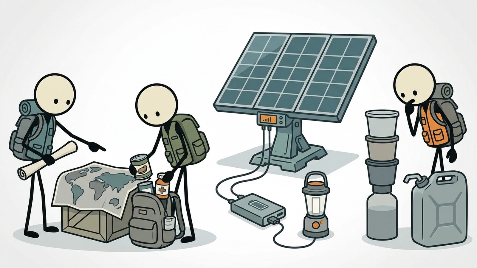 SC-stijl illustratie voor Cyberaanval op het elektriciteitsnet: Hoe voor te bereiden op moderne 'grid-down' scenario's