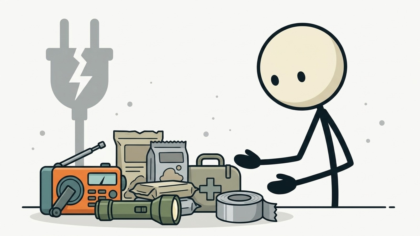 Ilustração estilo SC para Ciberataque à Rede Elétrica: Como se Preparar para Cenários Modernos de Falha da Rede