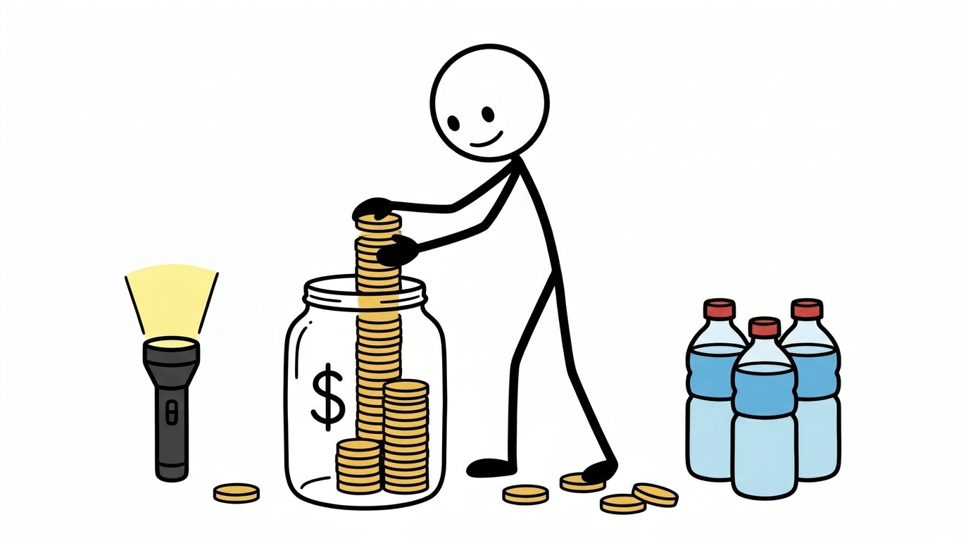 Financial preparedness illustration