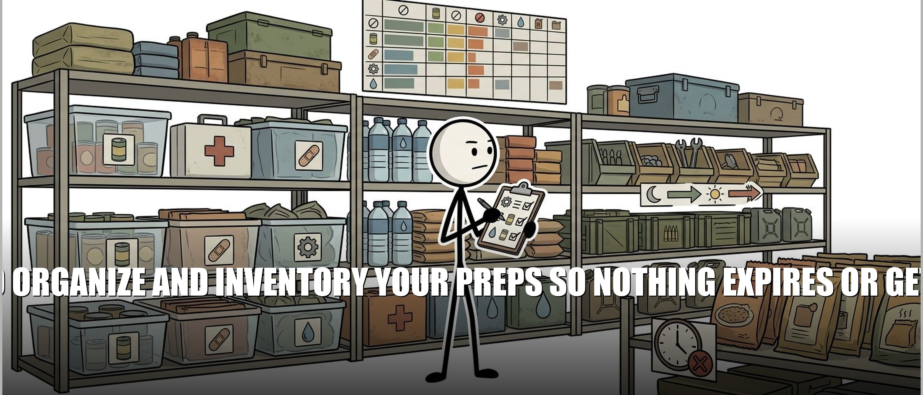 Prepper Inventory Examples Prepper Inventory System: Organize Your Supplies | Protocol: Survival