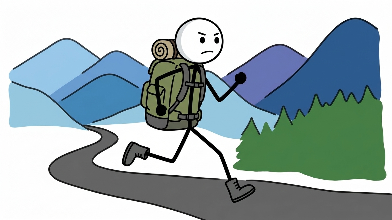 SC-style illustration for This post provides a practical, functional fitness guide tailored for preppers, focusing on building the strength, endurance, and mobility needed to survive high-stress emergency situations.